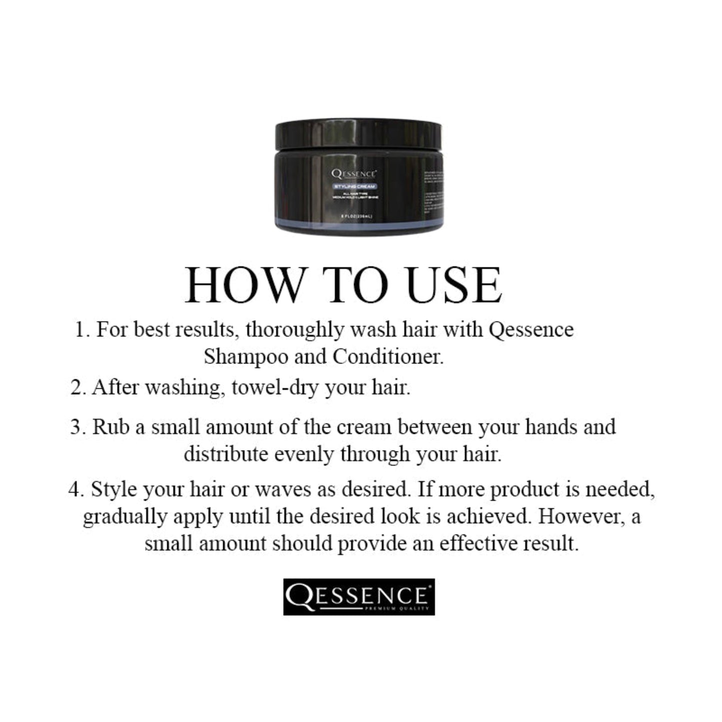 Styling Cream | All Hair Type | Medium Hold & Shine