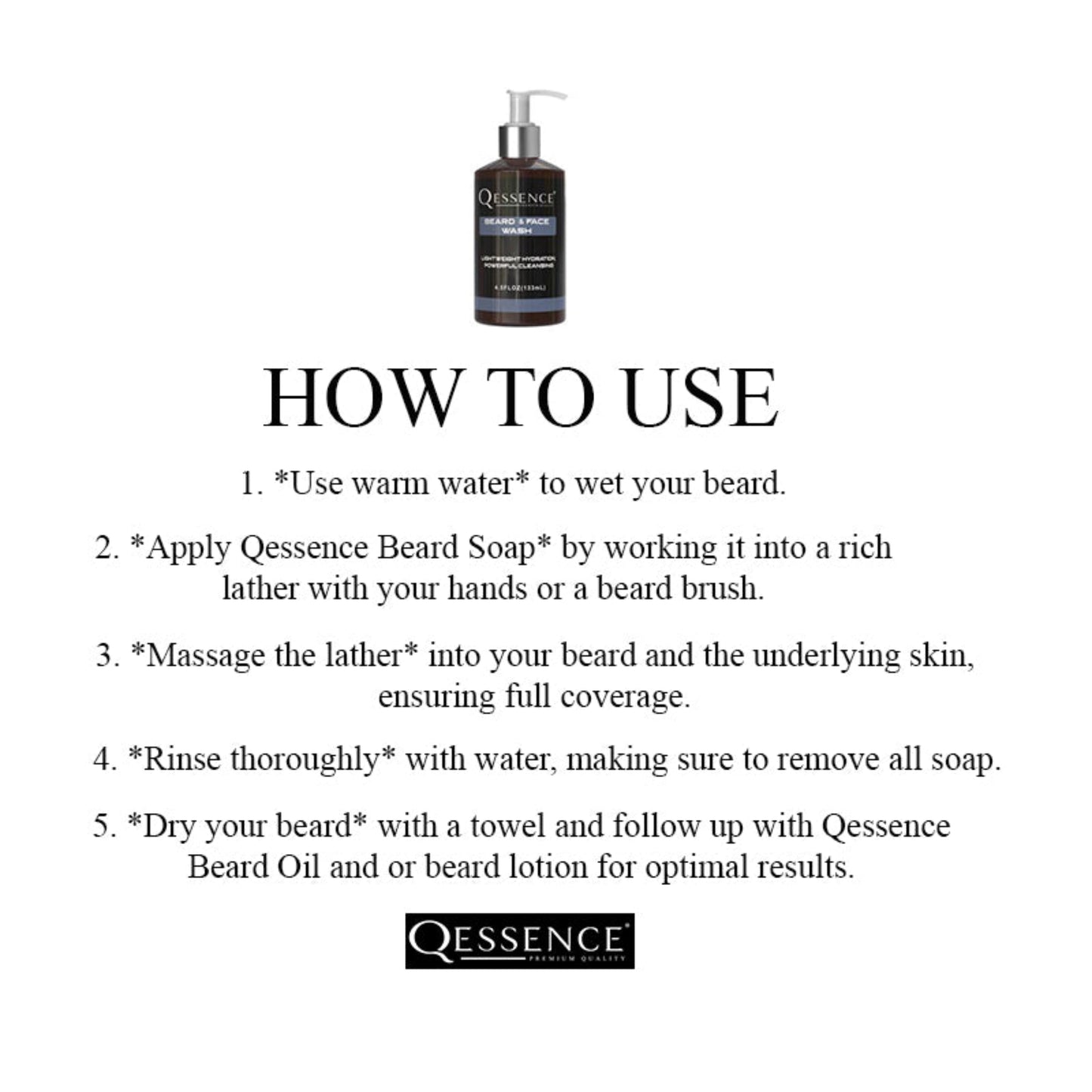Beard & Face Wash | Powerful Cleansing